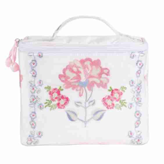 Peony Train Case