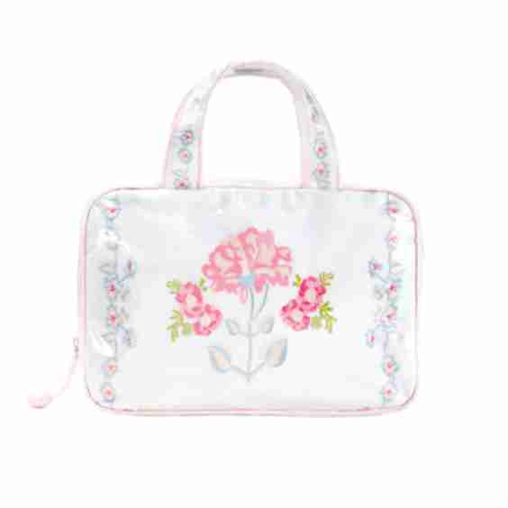 Peony Double Handle Cosmetic Bag