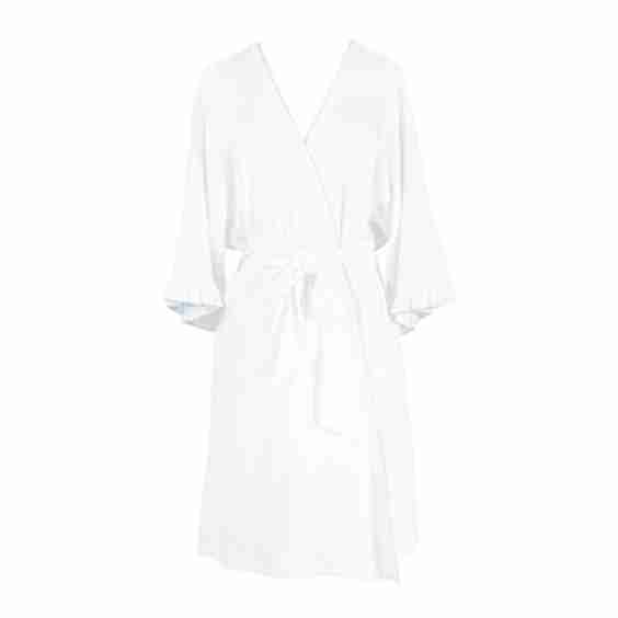 Liza Pointelle Cotton Robe