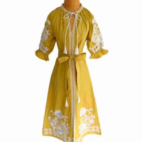 Short Sleeve Coatue Caftan