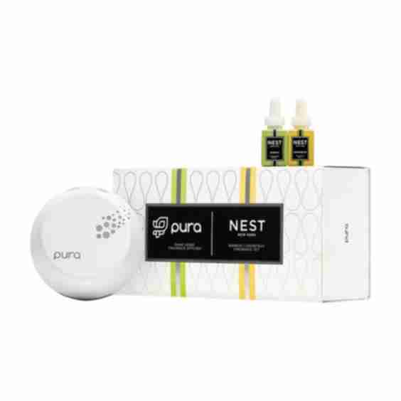Pura Smart Home Diffuser Set With Bamboo And Grapefruit Refills 
