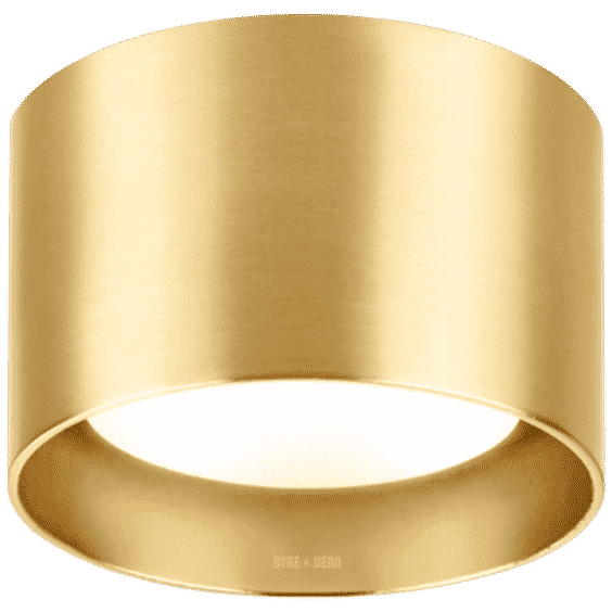Ceiling Puck Light Brass
