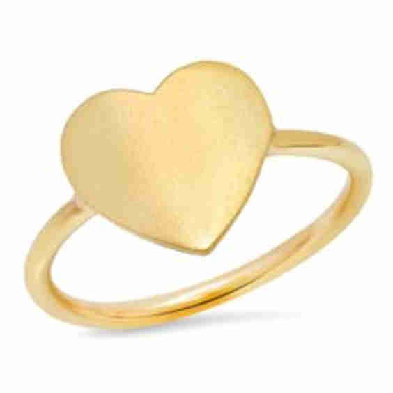 MS x SRJ Solid Heart Pinky Ring