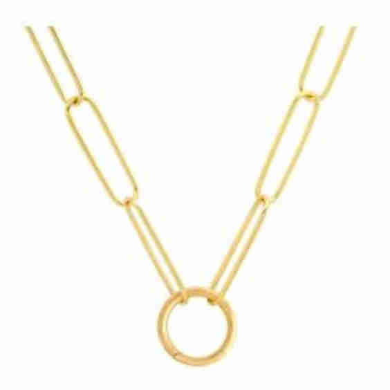 Open Link Chain Necklace