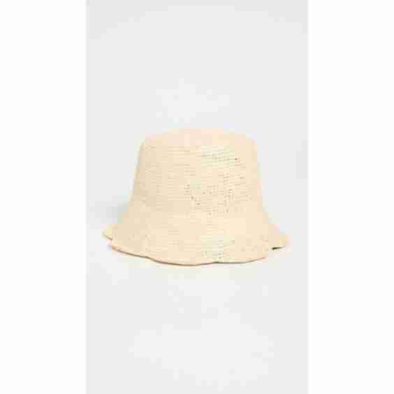 Women's Packable Straw Bucket Hat