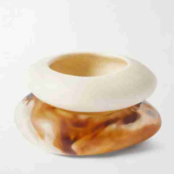Rock Set of Two Resin Bangles