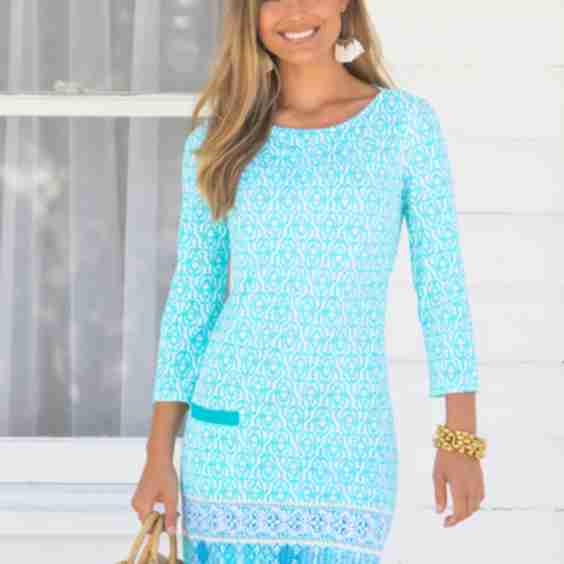 Coastal Cottage Cabana Shift Dress