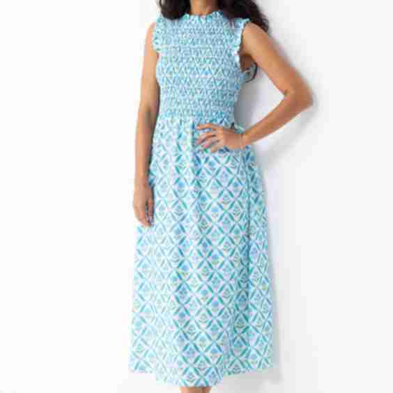 Smocked Maxi Dress