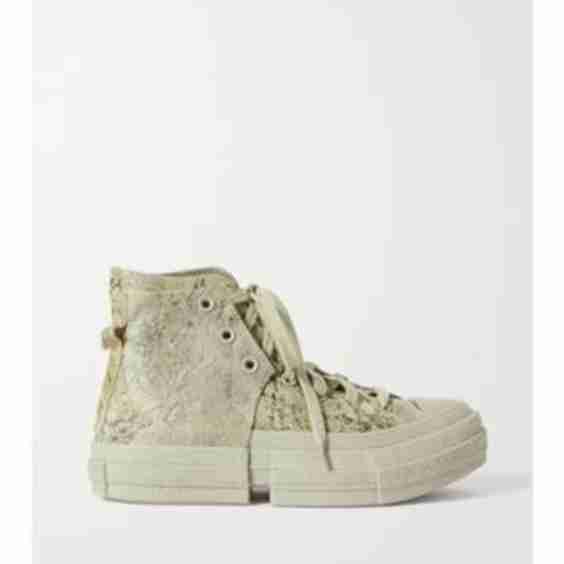 + Feng Chen Wang Chuck Taylor 70 Textured-Leather High-Top Sneakers