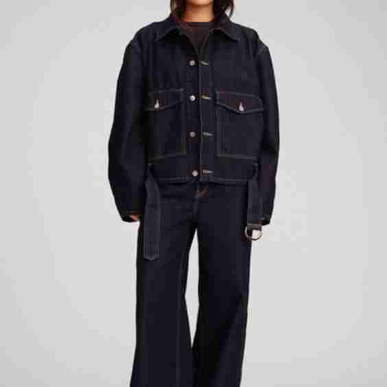 Nelson Belted Trucker Jacket