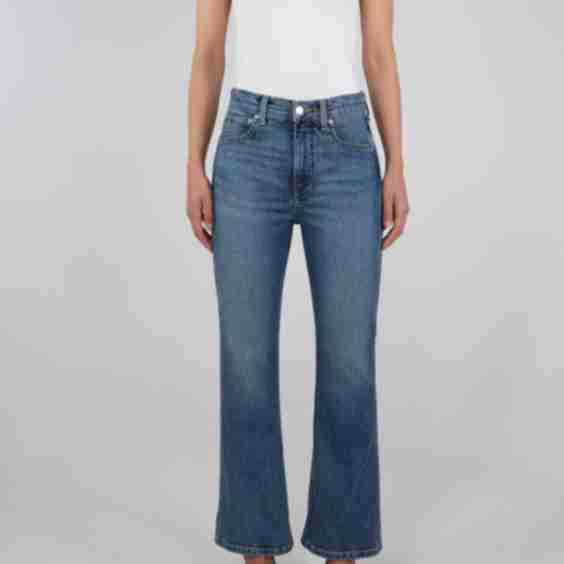 Anya High Rise Modern Crop Flare
