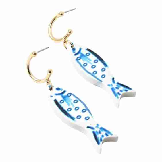 St Barths Fish Earrings