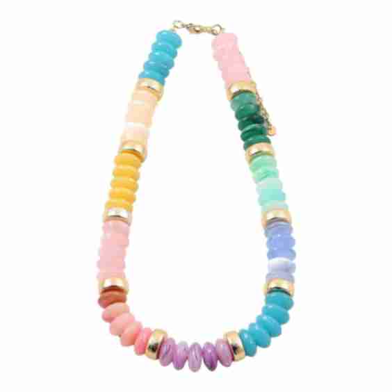 Afternoons on the Lake Resin Necklace