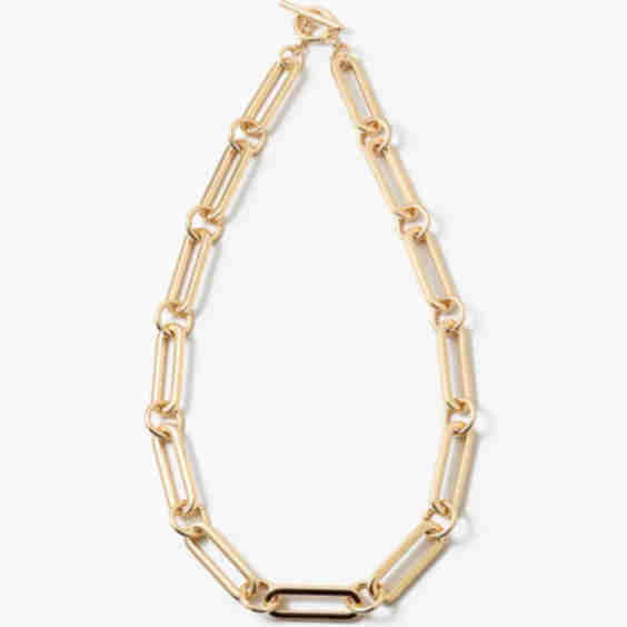 Lia Link Necklace with Charm