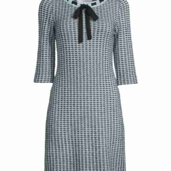 Tweed Knit Sheath Dress