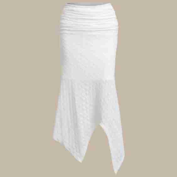 Jacquard Mermaid Midi Skirt
