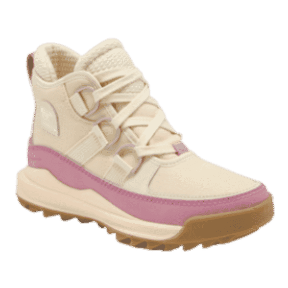 ONA RMX Glacy Faux Fur Canvas and Leather Trimmed Suede Snow Boots