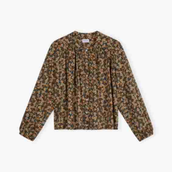 Liberty Print Organic Cotton Smock Shirt