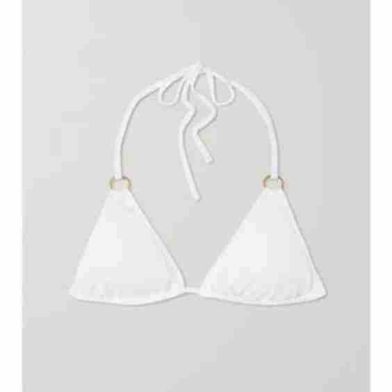 St Barts Embellished Triangle Bikini Top