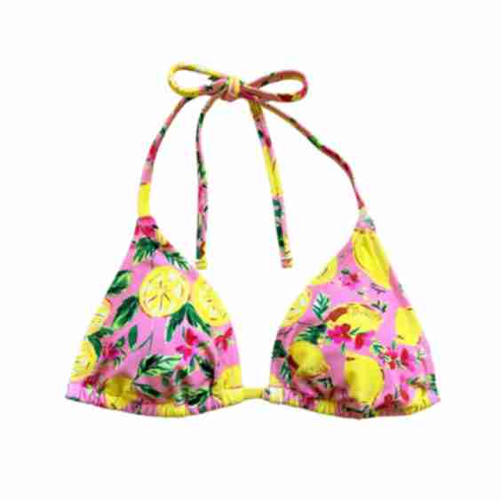 Triangle Top Lemon Print