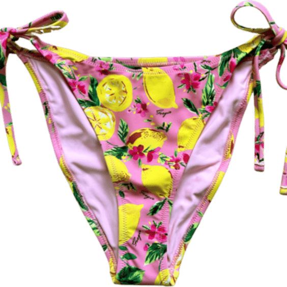 String Bottom Lemon Print