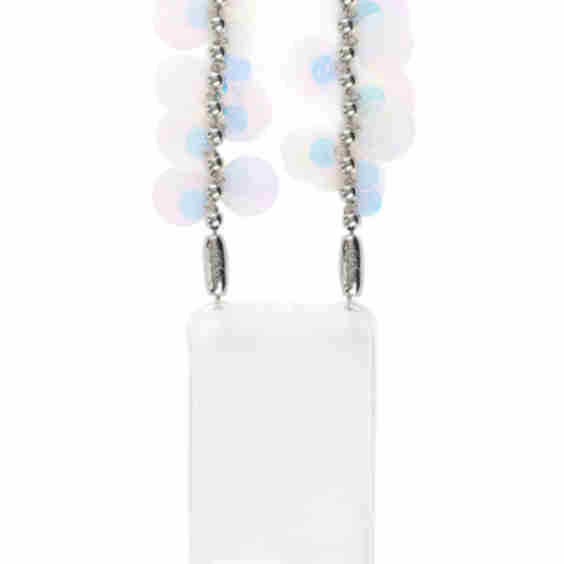 Sequined Ballchain Wristlet Phone Case + Cord Set