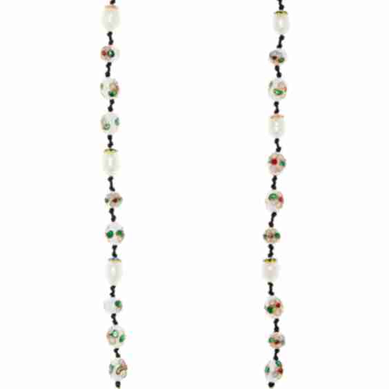 Pearl Deco Short Phone Strap