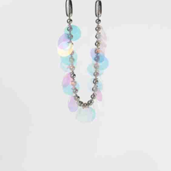 Paillette Ballchain Wristlet