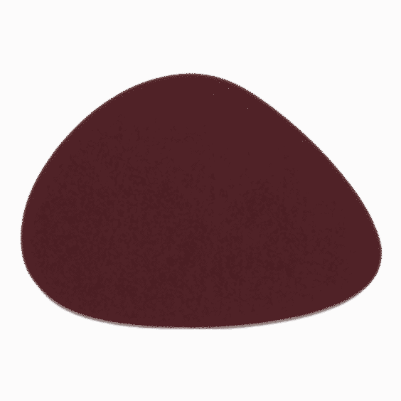 Large Stone Merino Wool Felt Trivet
