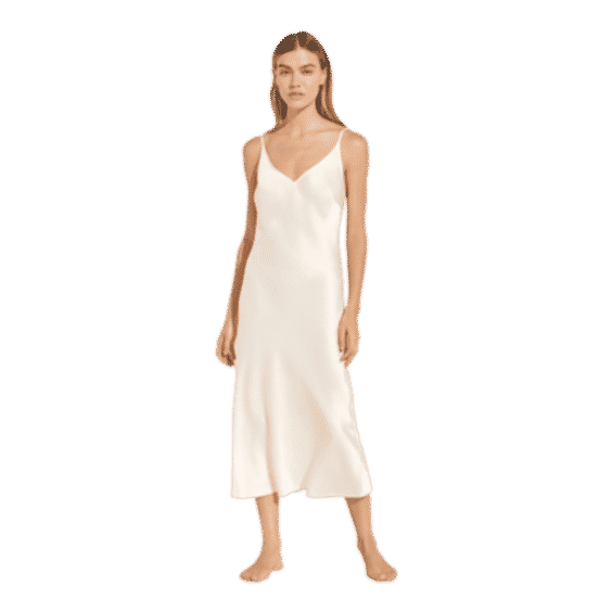 Inez Washable Silk Slip Dress