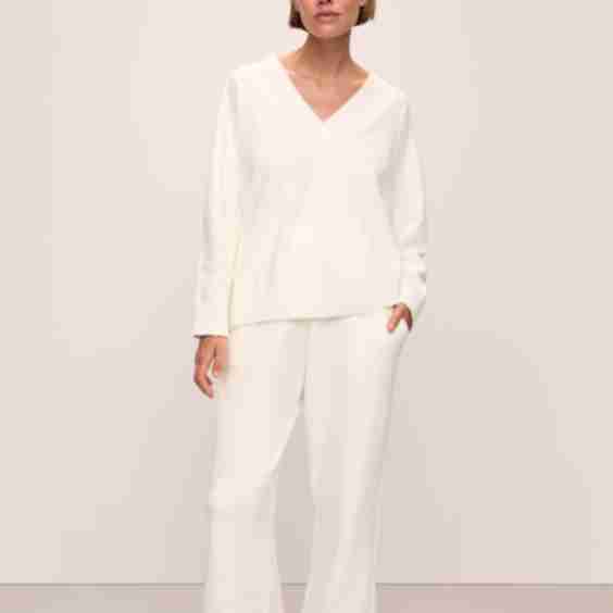 Recycled Boucle Relaxed Fit Pant