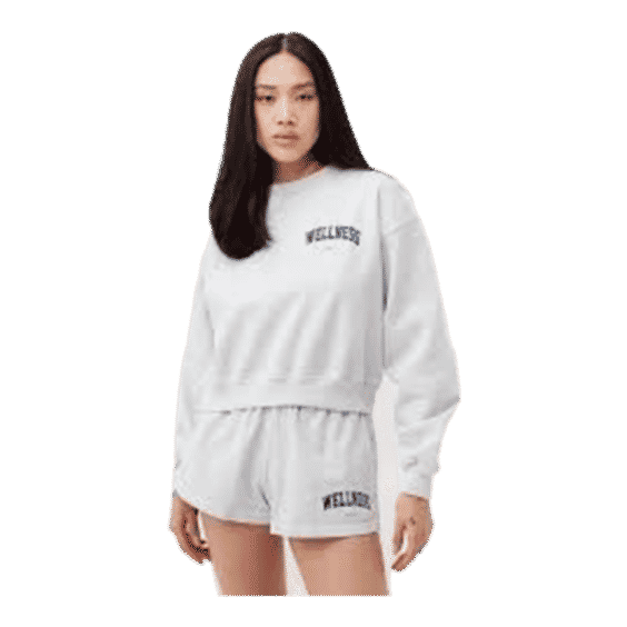 Wellness Printed Cotton-Jersey Sweatshirt