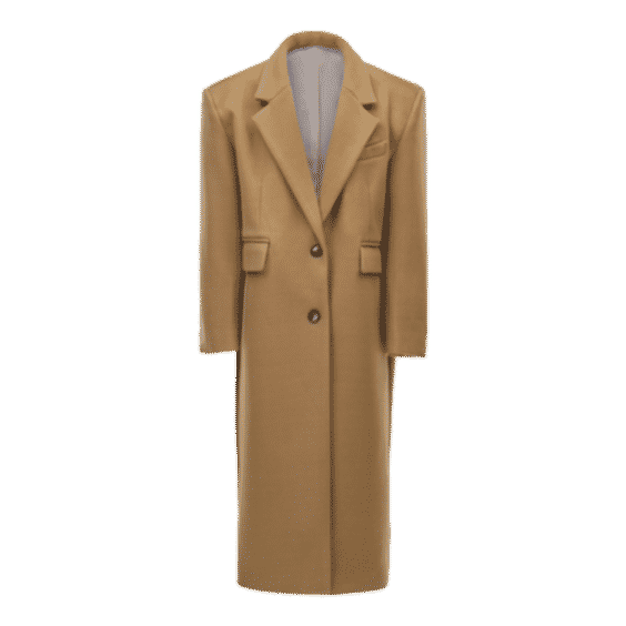 Single-Breasted Maxi Coat
