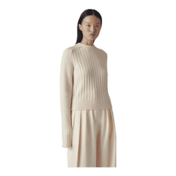 Crew Neck Sweater In Wool Cashmere