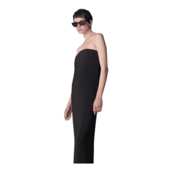 Strapless Column Dress