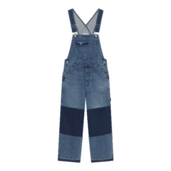 Patchwork Denim Overall