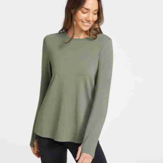 Loose Fit Long Sleeve Swing Top UPF 50+