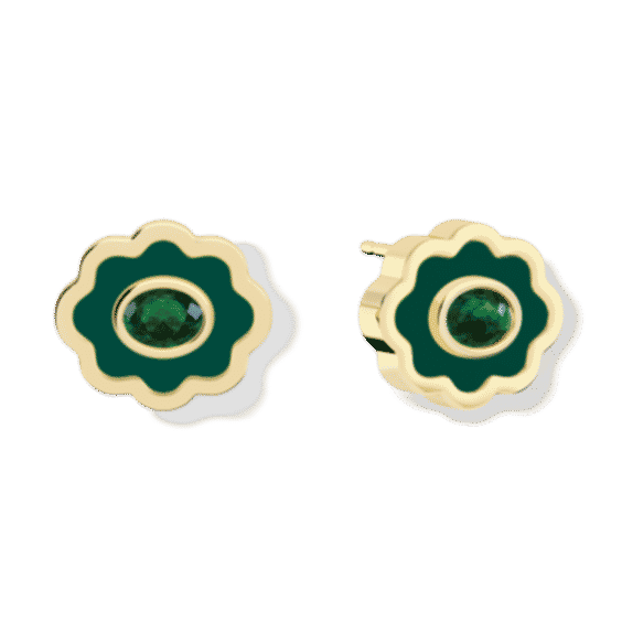 Scalloped Sun Studs