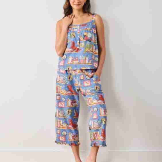 Back to Bed Cropped Pant Set