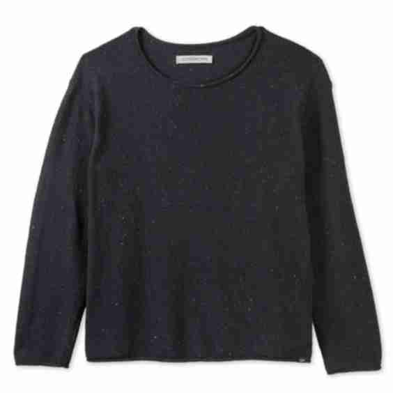 Crescent Knit Boatneck Top