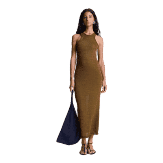 Raye Open Knit Midi Dress