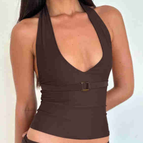 Towi Swim Tank Top With Belt