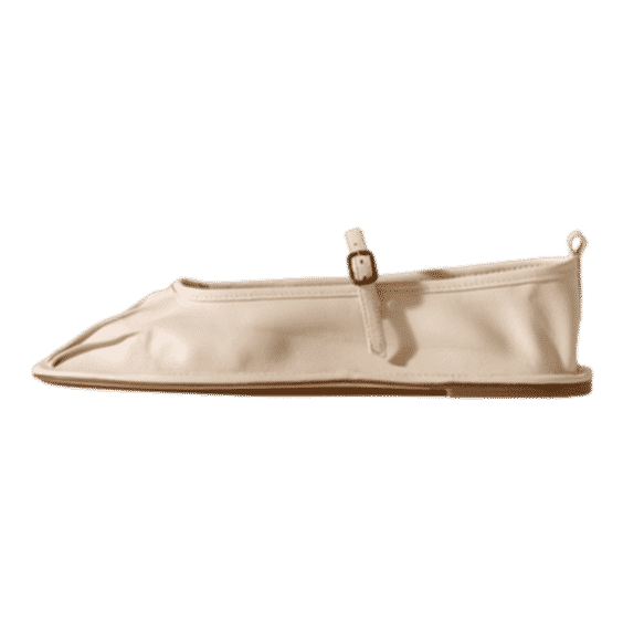 Pleated-Toe Mary Jane Pump