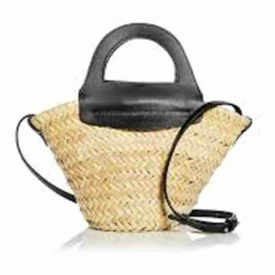 Cabas Mini Small Handwoven Straw Tote Bag