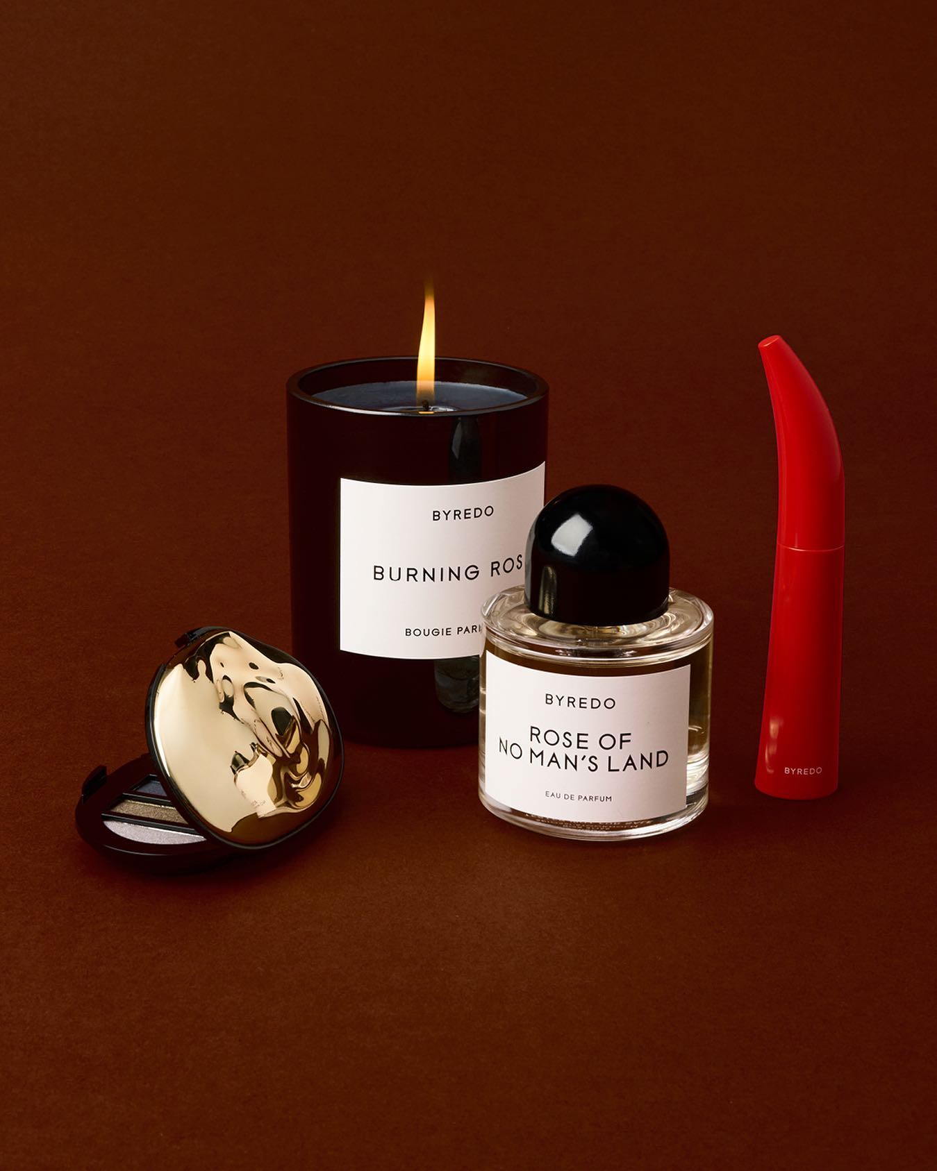 BYREDO BURNING ROSE アロマキャンドル ローズ ビンキャンドル アロマ