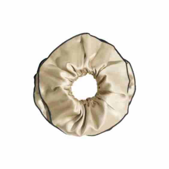 Maxi Flower Double Layer Oversized Silk Scrunchie
