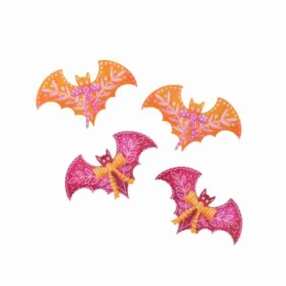 Bats Bows Accent Stickers