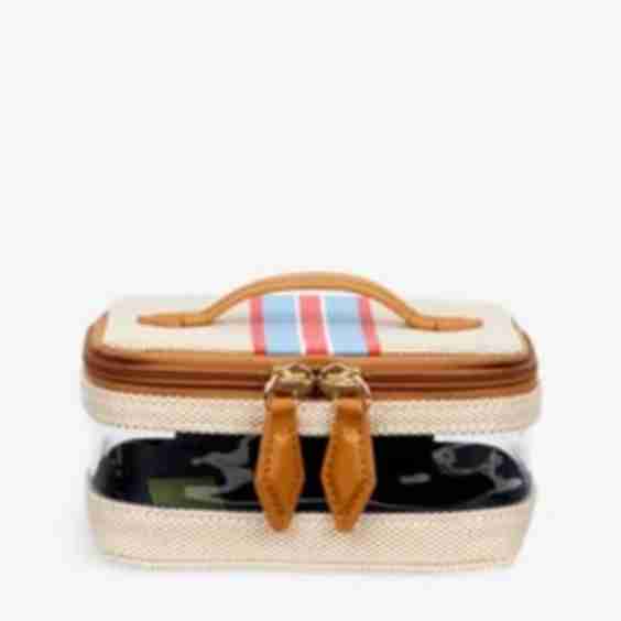 Caban Mini See-All Recycled-Canvas Vanity Case