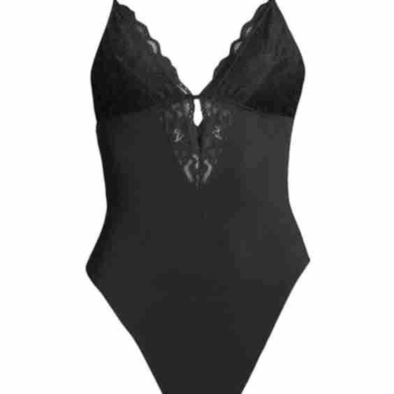 Charlotte Lace V-Neck Bodysuit