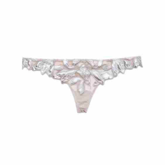 Lily Embroidery Hipster Thong